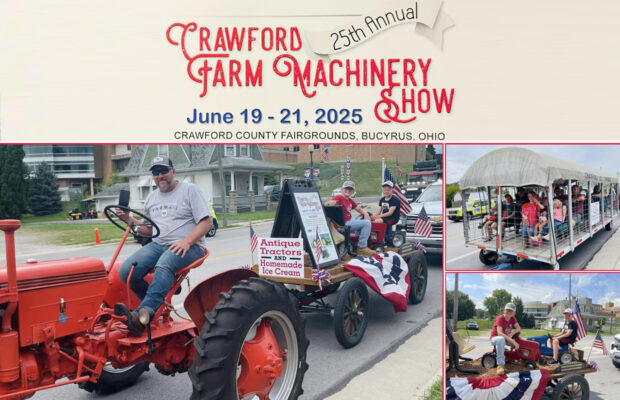 The 25th annual Crawford County Antique Farm Show Thursday through Saturday The 25th annual Crawford County Antique Farm Show Thursday through Saturday